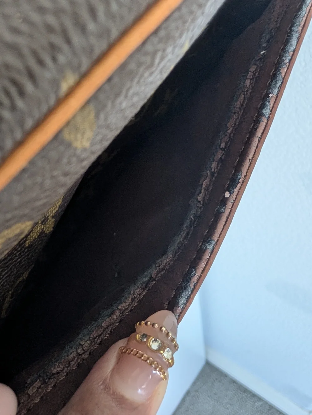 Louis Vuitton Blois Brown Monogram Crossbody Bag